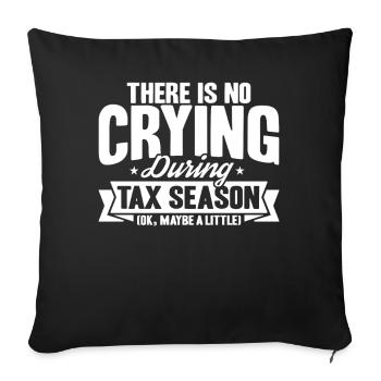 Tax Season Cpa Accountant Gift Tax Day - Sofa pillowcase 17,3'' x 17,3'' (45 x 45 cm) - black - Front