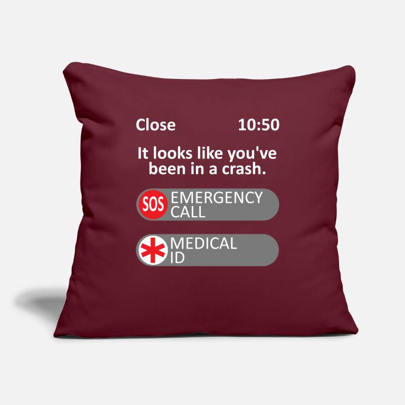 On dirait que vous avez été dans un crash - mème Housse de coussin décorative 45 x 45 cm