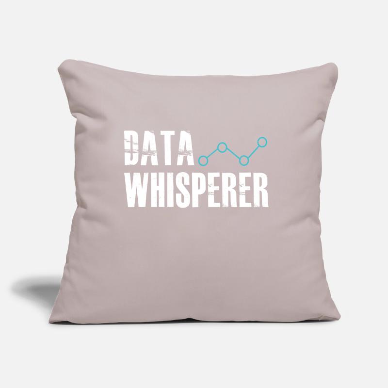 Data Whisperer Science Analyst Software Engineer Sofakissenbezug 45 x 45 cm