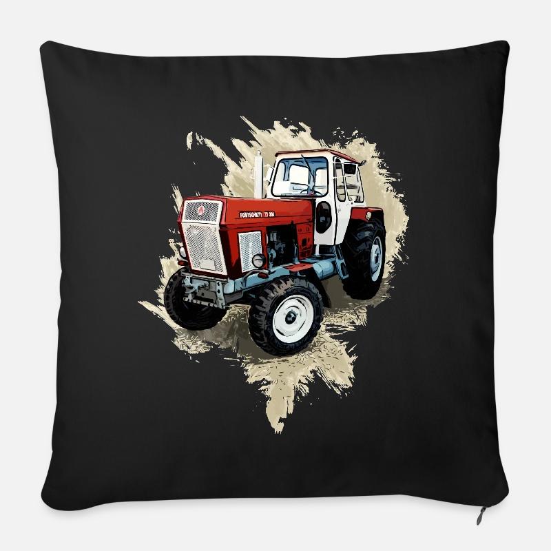 Fortschritt Traktor ZT 300 - Sofakissenbezug 45 x 45 cm - Schwarz