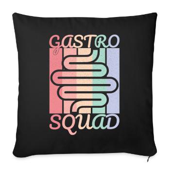 New Gastro Nurse Squad Gastroenterology Doctor - Sofa pillowcase 17,3'' x 17,3'' (45 x 45 cm) - black - Front