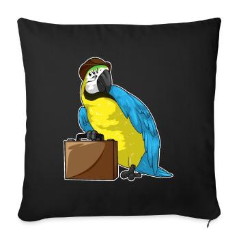 Porte-documents Parrot Entrepreneur - Housse de coussin décorative 45 x 45 cm - noir - Devant