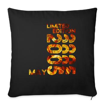 18th Birthday Man Woman Original Vintage 2005 - Sofa pillowcase 17,3'' x 17,3'' (45 x 45 cm) - black - Front