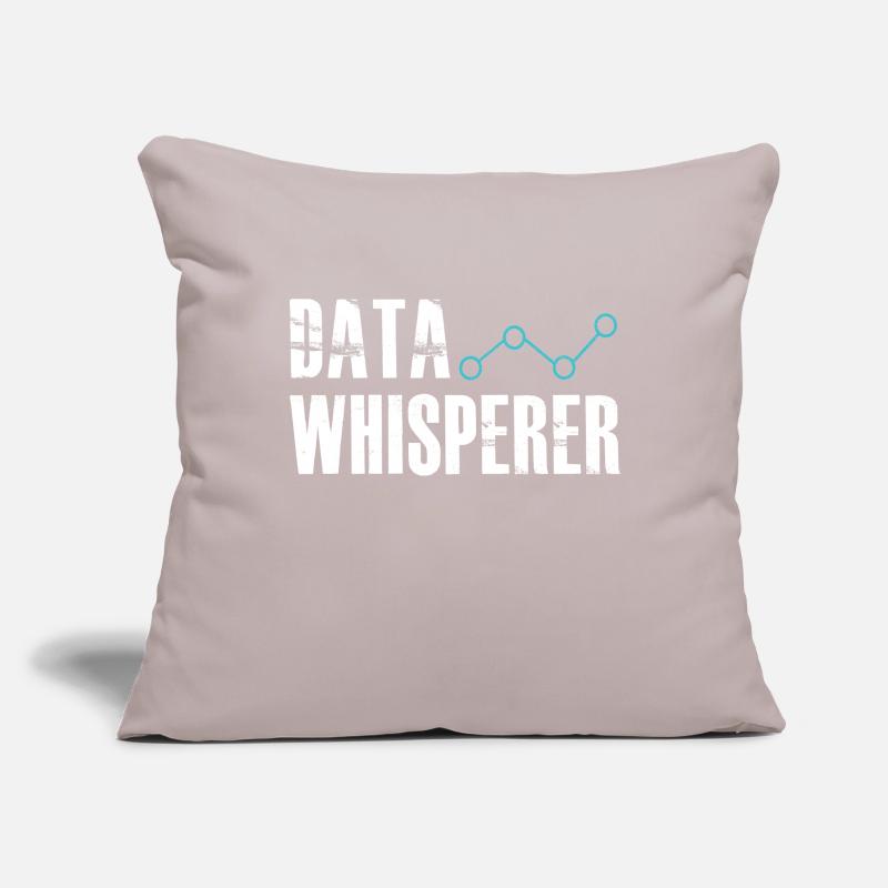 Data Whisperer Science Analyst Software Engineer Sofa pillowcase 17,3'' x 17,3'' (45 x 45 cm)
