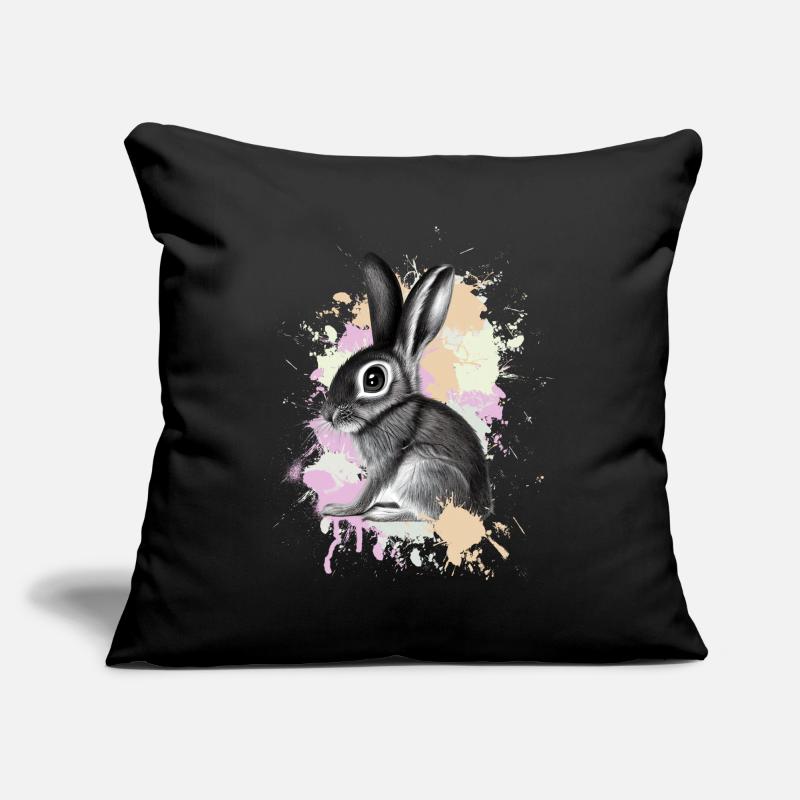 Rabbit Rabbit Sofa pillowcase 17,3'' x 17,3'' (45 x 45 cm)