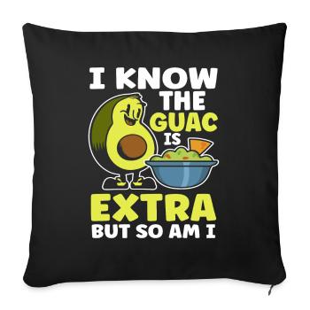 Cinco De Mayo Parti mexicain Cinco De Mayo - Housse de coussin décorative 45 x 45 cm - noir - Devant