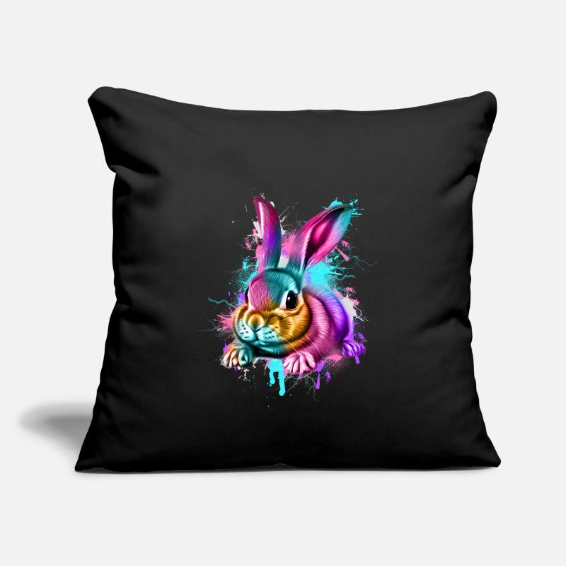 Rabbit Rabbit Sofa pillowcase 17,3'' x 17,3'' (45 x 45 cm)