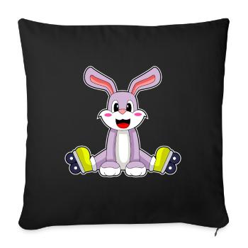 Patins en ligne Hase Patins en ligne - Housse de coussin décorative 45 x 45 cm - noir - Devant
