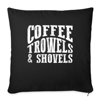 Archaeologist Gift Archaeology - Sofa pillowcase 17,3'' x 17,3'' (45 x 45 cm) - black - Front
