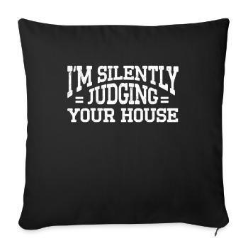 Architect's Gift, Architecture Lover - Sofa pillowcase 17,3'' x 17,3'' (45 x 45 cm) - black - Front