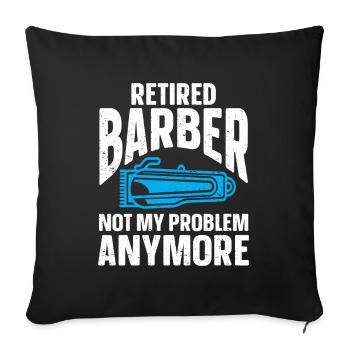Lustiges Friseur Geschenk Stylist Friseur - Sofakissenbezug 45 x 45 cm - Schwarz - Vorne