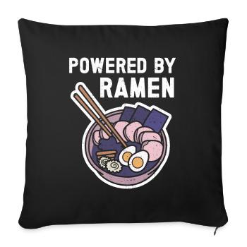 Ramen Gift Japanese noodle soup Ramen - Sofa pillowcase 17,3'' x 17,3'' (45 x 45 cm) - black - Front