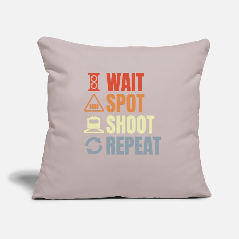 Railroad worker routine Sofa pillowcase 17,3'' x 17,3'' (45 x 45 cm)