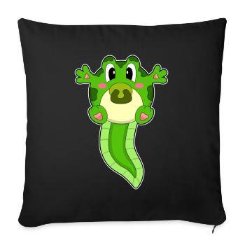 Loupe Bébé Sucifier - Housse de coussin décorative 45 x 45 cm - noir - Devant