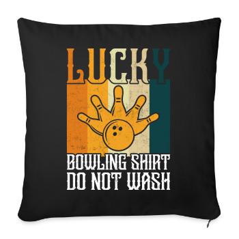 Bowling - Housse de coussin décorative 45 x 45 cm - noir - Devant