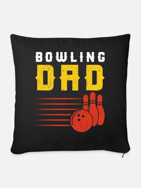 Bowling - Sofakissenbezug 45 x 45 cm - Schwarz