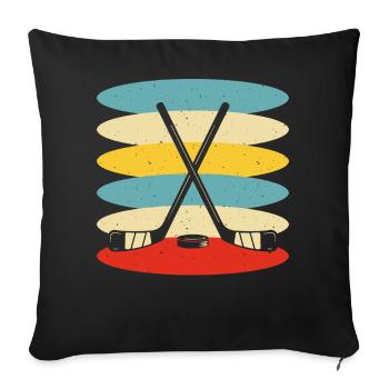 Kayak Kayaker Kayaker - Sofa pillowcase 17,3'' x 17,3'' (45 x 45 cm) - black - Front