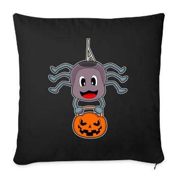 Spinne Halloween Bodybuilding - Sofakissenbezug 45 x 45 cm - Schwarz - Vorne