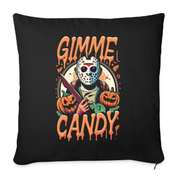 Halloween Gimme Candy Spooky Season - Sofa pillowcase 17,3'' x 17,3'' (45 x 45 cm) - black - Front