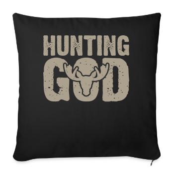 Hunter - Sofa pillowcase 17,3'' x 17,3'' (45 x 45 cm) - black - Front
