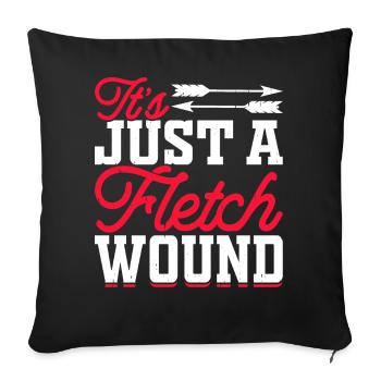 Archery Archer - Sofa pillowcase 17,3'' x 17,3'' (45 x 45 cm) - black - Front