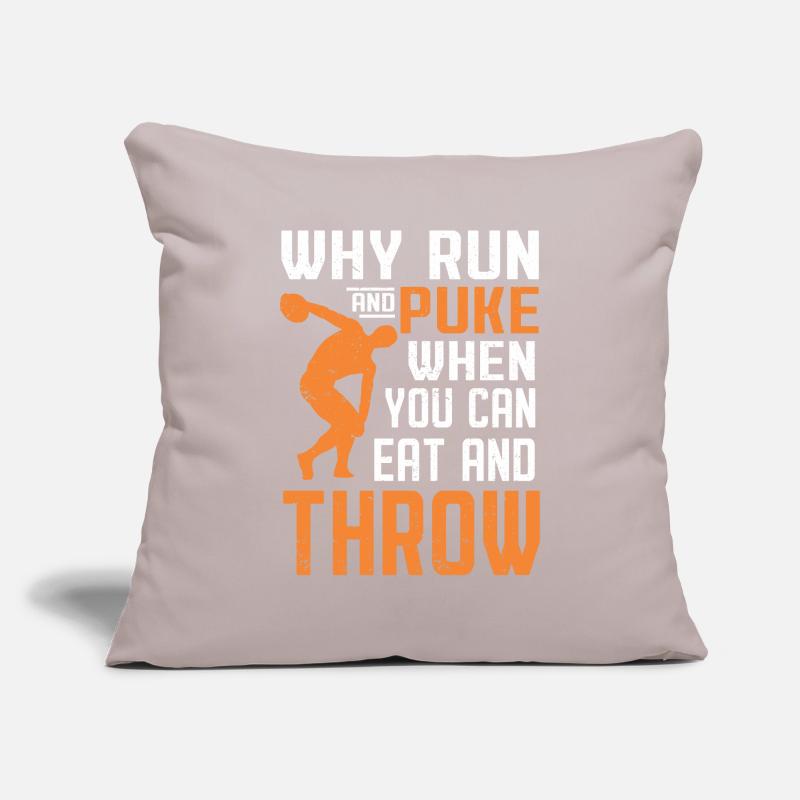 Discus thrower Athletics Disc throw Sofa pillowcase 17,3'' x 17,3'' (45 x 45 cm)