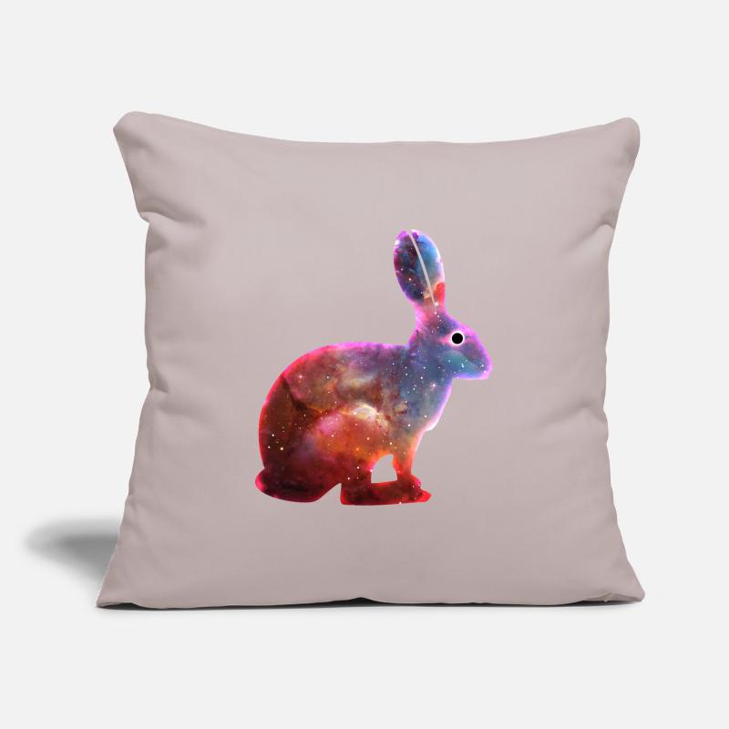 Cosmic Rabbit & Singularity Eye Sofa pillowcase 17,3'' x 17,3'' (45 x 45 cm)
