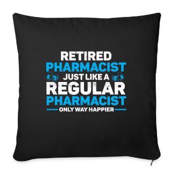 Pharmacist Degree Medicine Pharmacy - Sofa pillowcase 17,3'' x 17,3'' (45 x 45 cm) - black - Front