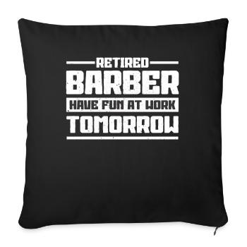 Hairdresser Gift For Hairdresser Salon Saying Hairdresser - Sofa pillowcase 17,3'' x 17,3'' (45 x 45 cm) - black - Front