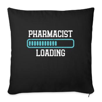 Pharmacist Degree Medicine Pharmacy - Sofa pillowcase 17,3'' x 17,3'' (45 x 45 cm) - black - Front