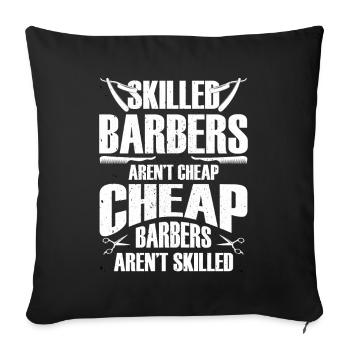 Hairdresser Gift For Hairdresser Salon Saying Hairdresser - Sofa pillowcase 17,3'' x 17,3'' (45 x 45 cm) - black - Front
