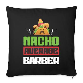 Hairdresser Gift For Hairdresser Salon Saying Hairdresser - Sofa pillowcase 17,3'' x 17,3'' (45 x 45 cm) - black - Front