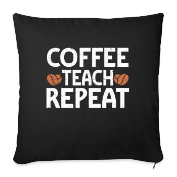 Barista Coffee - Sofa pillowcase 17,3'' x 17,3'' (45 x 45 cm) - black - Front