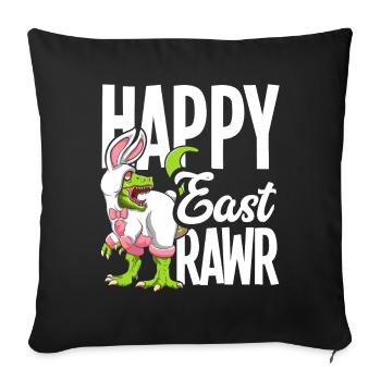 Happy Easter Dinosaur Bunny Costume Kids - Sofa pillowcase 17,3'' x 17,3'' (45 x 45 cm) - black - Front