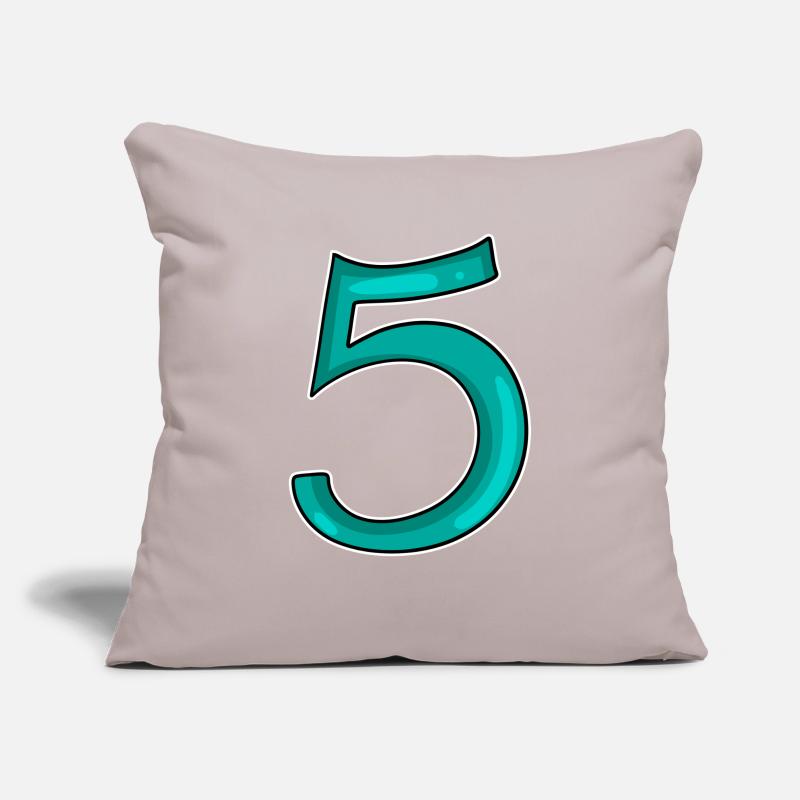 5 - Five Sofa pillowcase 17,3'' x 17,3'' (45 x 45 cm)