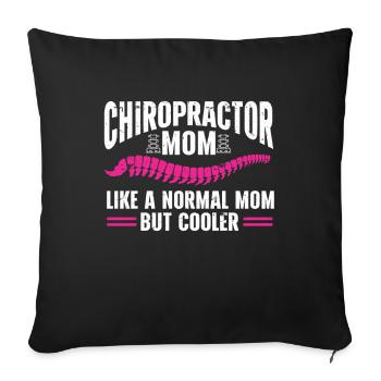 Chiropractor Chiropractic - Sofa pillowcase 17,3'' x 17,3'' (45 x 45 cm) - black - Front