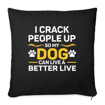 Chiropractor Chiropractic - Sofa pillowcase 17,3'' x 17,3'' (45 x 45 cm) - black - Front