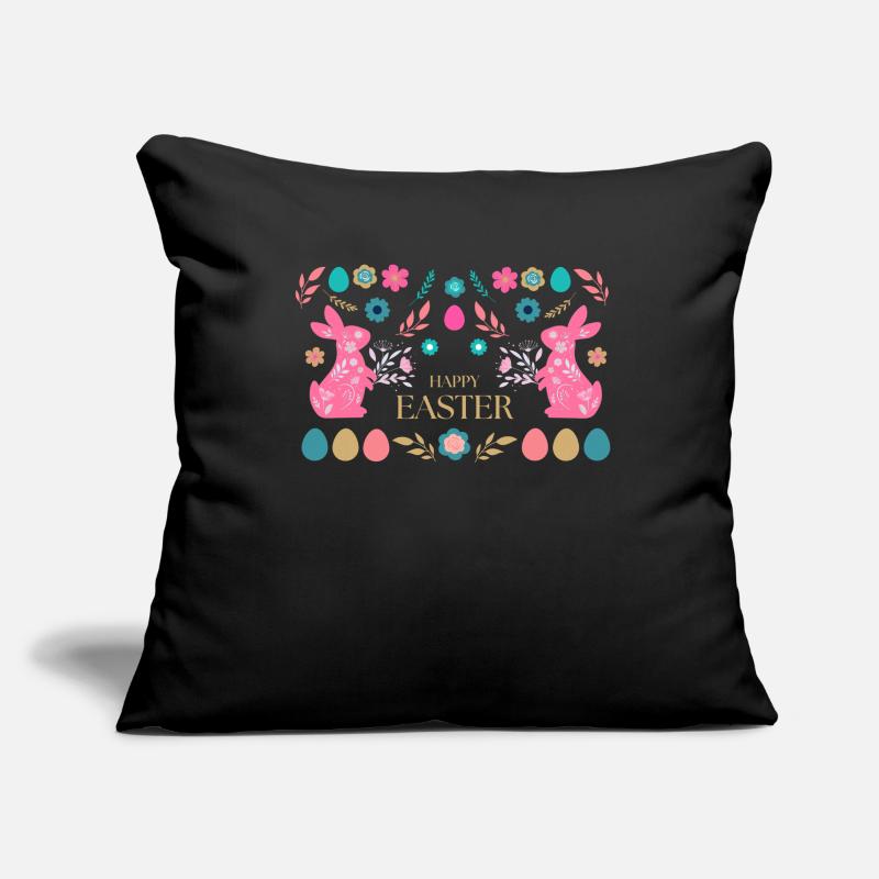 Happy Easter Easter Bunny Happy Easter Easter Motif Sofa pillowcase 17,3'' x 17,3'' (45 x 45 cm)