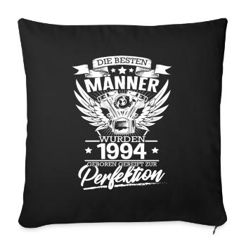 Die Besten Männer wurden 1994 geboren Mechaniker - Sofakissenbezug 45 x 45 cm - Schwarz - Vorne