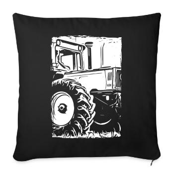 Traktor MB-trac Abdruck - Sofakissenbezug 45 x 45 cm - Schwarz - Vorne