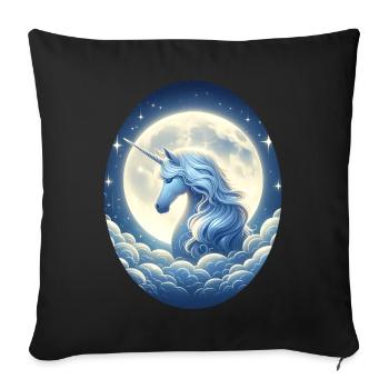 Fantasy Unicorn Horse Fans Unicorn Lovers - Sofa pillowcase 17,3'' x 17,3'' (45 x 45 cm) - black - Front