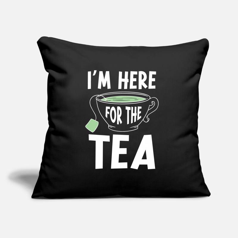 Tea Drinker Tea Sofa pillowcase 17,3'' x 17,3'' (45 x 45 cm)