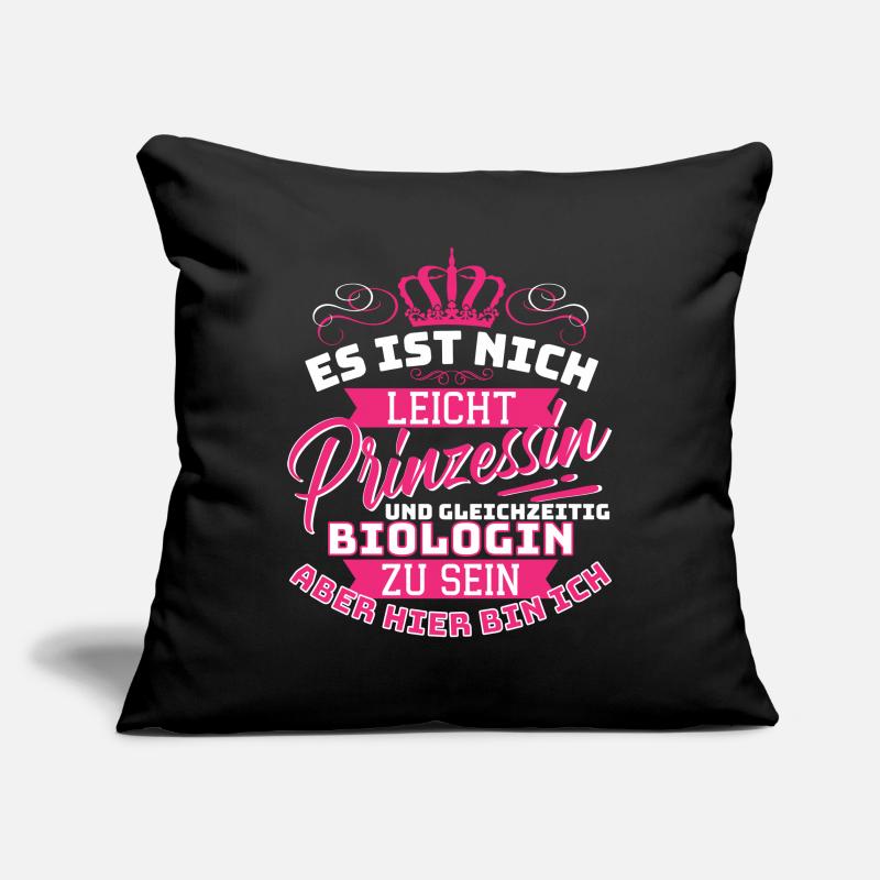 Princesse et biologiste - Microbiologiste scientifique Housse de coussin décorative 45 x 45 cm