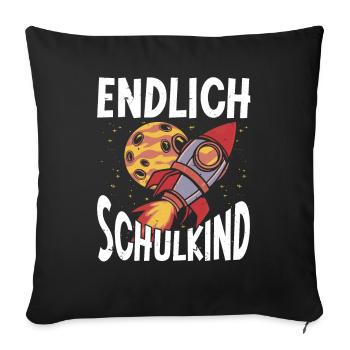 School 1. Grade - Sofakissenbezug 45 x 45 cm - Schwarz - Vorne