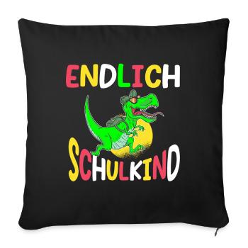 School 1. Grade - Sofakissenbezug 45 x 45 cm - Schwarz - Vorne