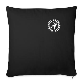 Handball Player Handball Ball - Sofa pillowcase 17,3'' x 17,3'' (45 x 45 cm) - black - Front