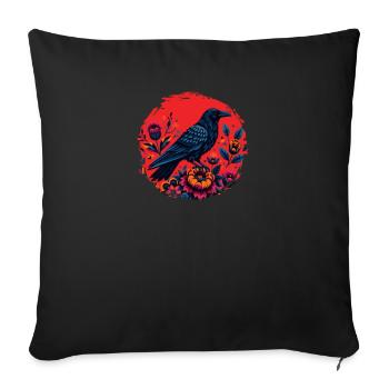 Éleveur d’oiseaux Ornithologue Ornithologue Ornithologue - Housse de coussin décorative 45 x 45 cm - noir - Devant