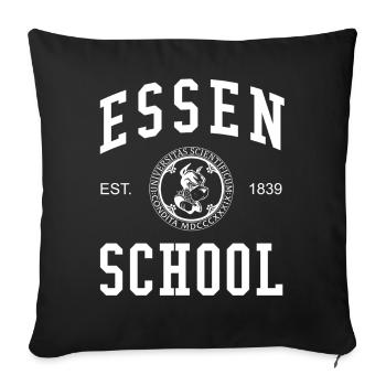 Essen School University Universität Hochschule Uni - Sofa pillowcase 17,3'' x 17,3'' (45 x 45 cm) - black - Front
