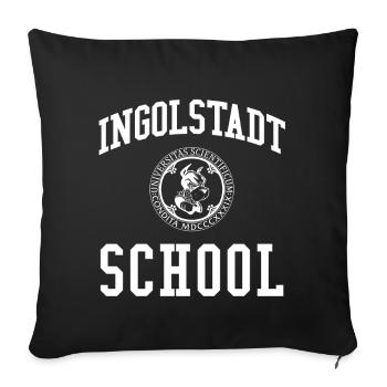 École d’Ingolstadt, Université Université - Housse de coussin décorative 45 x 45 cm - noir - Devant