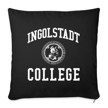 Collège d’Ingolstadt, Université Universität Uni - Housse de coussin décorative 45 x 45 cm - noir - Devant